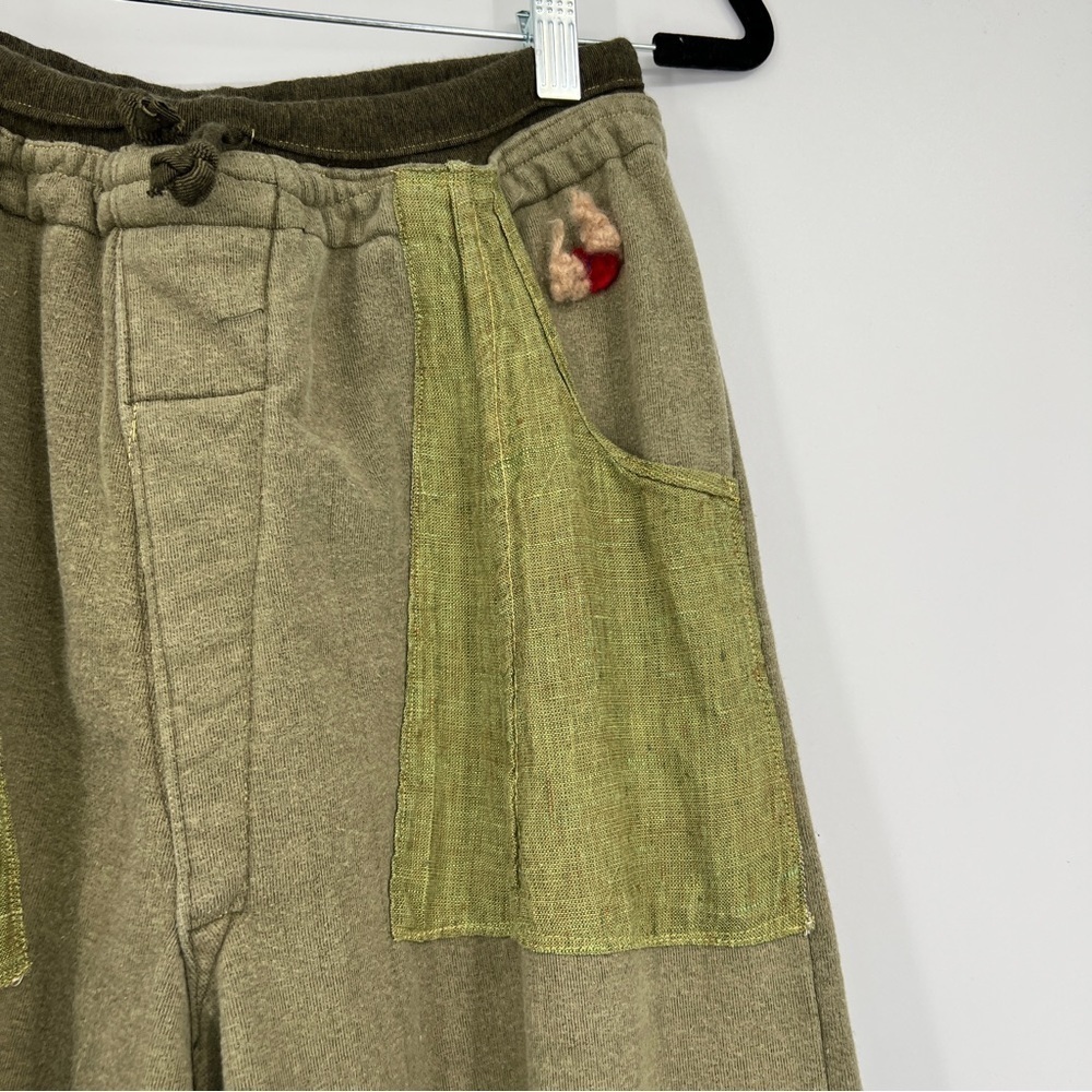 Lightspun Pull-On Balloon Pants in Colorblock army green olive - Picture 2 of 12